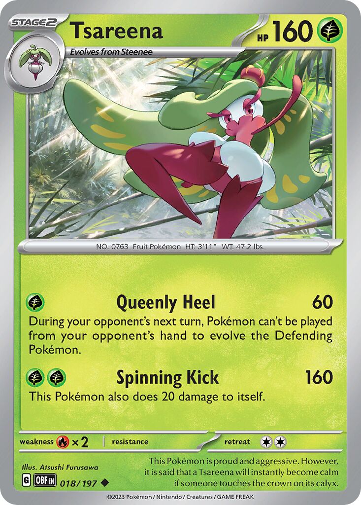 Tsareena [Reverse Holo] #18