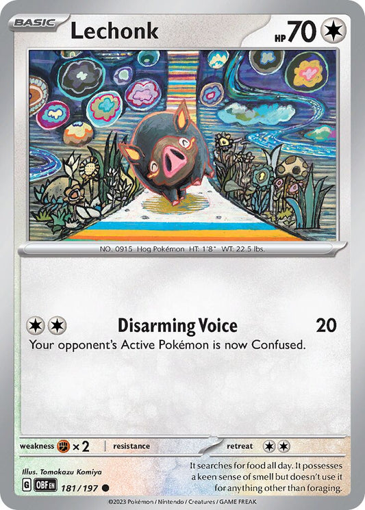 Lechonk [Reverse Holo] #181