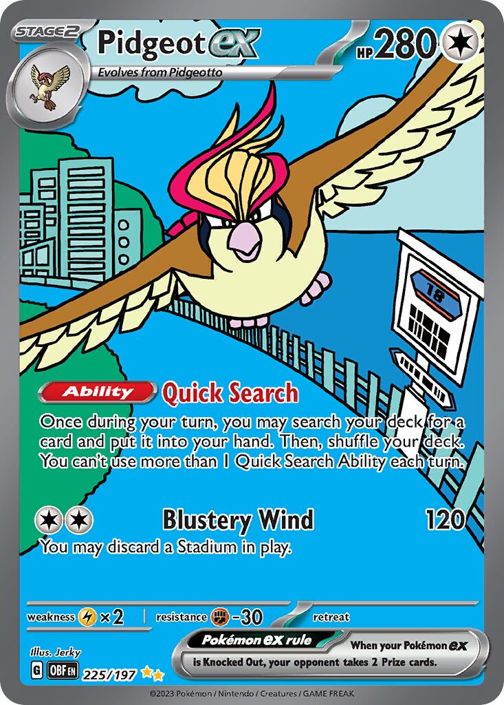 Pidgeot ex #225
