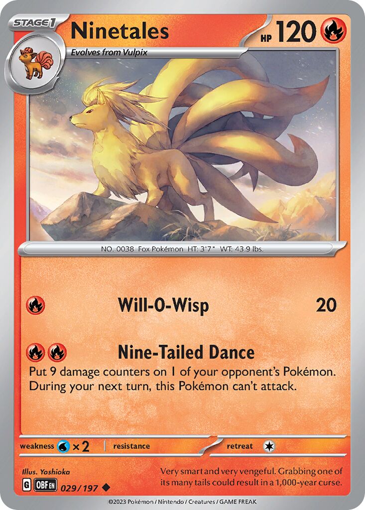 Ninetales [Reverse Holo] #29