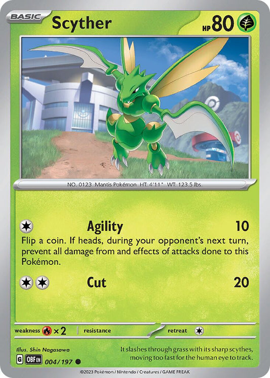 Scyther [Reverse Holo] #4