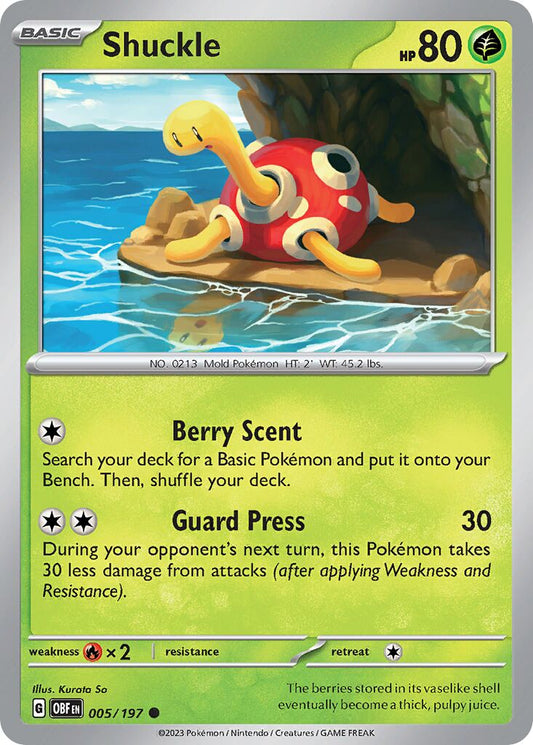 Shuckle [Reverse Holo] #5